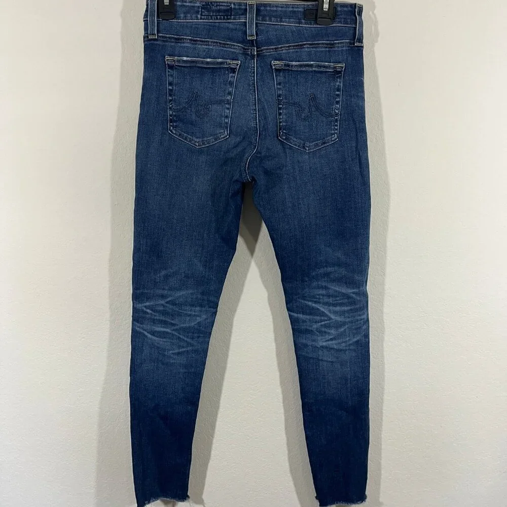 Adriano Goldschmeid Farrah Ankle Dark Wash Skinny Jeans Size 29 Style PW33418 - Picture 10 of 12